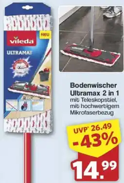 Famila Nord West Vileda Bodenwischer Ultramax 2 in 1 Angebot