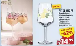 Famila Nord West RITZENHOFF Aperitifglas Sommersonett Sprizz oder Sommertau Limoncello Angebot