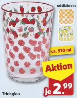 Famila Nord West Trinkglas Angebot