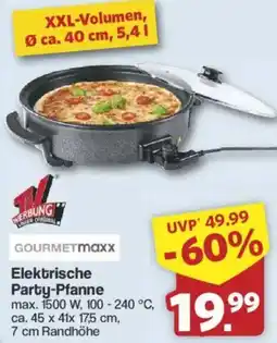 Famila Nord West GOURMETMaxx Elektrische Party-Pfanne Angebot