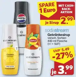 Famila Nord West sodastream Getränkesirup Angebot