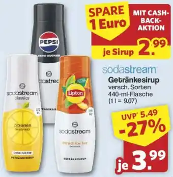 Famila Nord West sodastream Getränkesirup Angebot