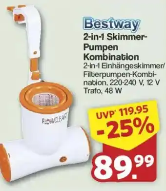 Famila Nord West Bestway 2-in-1 Skimmer Pumpen Kombination Angebot