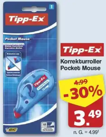 Famila Nord West Tipp-Ex Korrekturroller Pocket Mouse Angebot