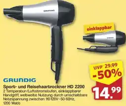 Famila Nord West GRUNDIG Sport- und Reisehaartrockner HD 2200 Angebot