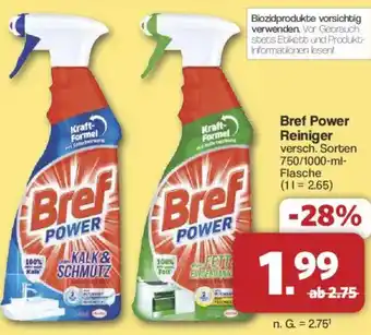 Famila Nord West Bref Power Reiniger Angebot