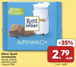 Famila Nord West Ritter Sport Schokolade Angebot