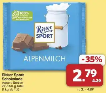 Famila Nord West Ritter Sport Schokolade Angebot