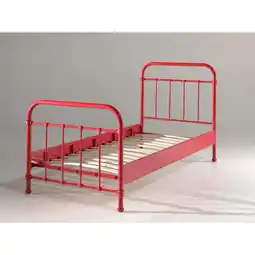 Netto Marken-Discount Vipack Metallbett New York 90x200 cm, rot Angebot