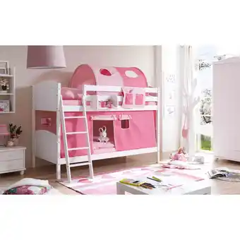 Netto Marken-Discount TiCAA Etagenbett Erni Country Kiefer weiß Classic Angebot