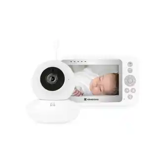 Netto Marken-Discount Kikkaboo Babyphone Aneres FHSS-Technologie, Schlaflieder, Nachtsicht, Alarm weiß Angebot