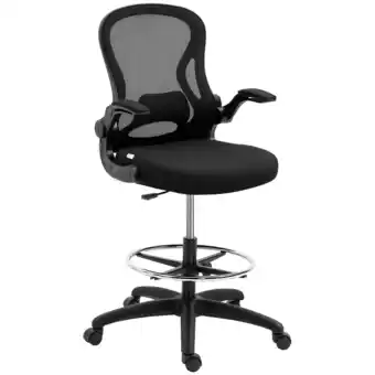 Netto Marken-Discount Vinsetto Zeichenstuhl Mesh-Stoff, Schaumstoff, Mehrschichtenplatte Angebot