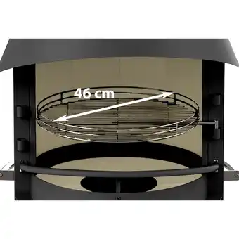 Netto Marken-Discount asado Grillrost Ø46cm für Garten-Grillkamin „Fuego“ Ø 70cm Angebot