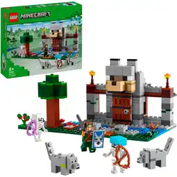 Netto Marken-Discount LEGO Konstruktionsspielzeug Minecraft Die Wolfsfestung Angebot