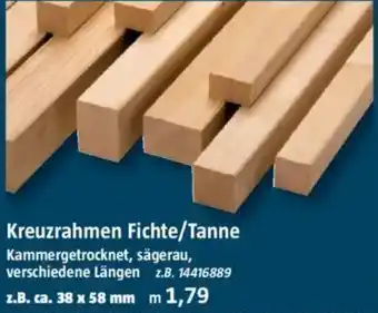 Bauhaus Kreuzrahmen Fichte/Tanne Angebot