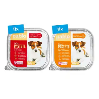 Netto Marken-Discount Pablo Hundenahrung 150 g, verschiedene Sorten, 22er Pack Angebot