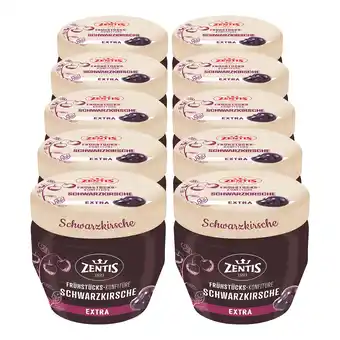 Netto Marken-Discount Zentis Frühstücks-Konfitüre Schwarzkirsch 230 g, 10er Pack Angebot
