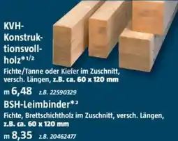 Bauhaus KVH Konstruktionsvollholz Angebot