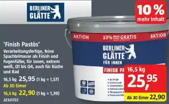 Bauhaus BERLINER GLÄTTE Finish Pastös Angebot