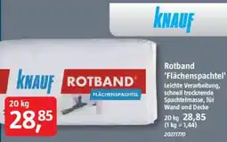 Bauhaus KNAUF Rotband 'Flächenspachtel' Angebot
