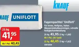 Bauhaus KNAUF Fugenspachtel 'Uniflott' Angebot