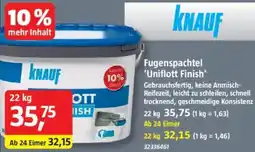 Bauhaus KNAUF Fugenspachtel 'Uniflott Finish' Angebot