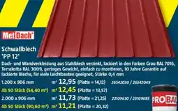 Bauhaus Met Dach Schwallblech PP 12 Angebot
