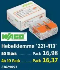 Bauhaus WAGO Hebelklemme '221-413' Angebot