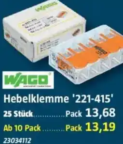 Bauhaus WAGO Hebelklemme '221-415' Angebot