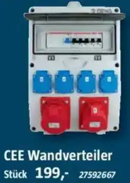 Bauhaus CEE Wandverteiler Angebot