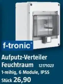 Bauhaus f-tronic Aufputz-Verteiler Feuchtraum Angebot
