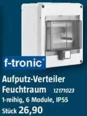 Bauhaus f-tronic Aufputz-Verteiler Feuchtraum Angebot