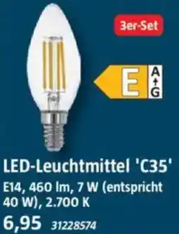 Bauhaus LED-Leuchtmittel 'C35' Angebot