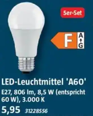 Bauhaus LED-Leuchtmittel 'A60' Angebot