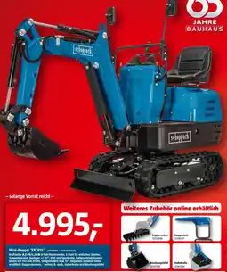 Bauhaus Scheppach Mini-Bagger 'EXC815' Angebot