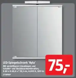 Bauhaus Camargue LED-Spiegelschrank 'Kyla' Angebot