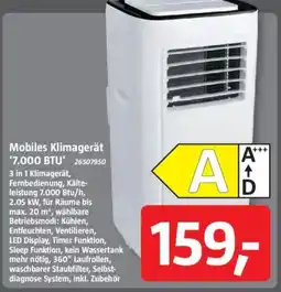 Bauhaus VOLTOMAT Mobiles Klimagerät '7.000 BTU' Angebot