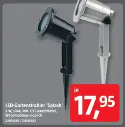Bauhaus Starlux LED-Gartenstrahler 'Splash' Angebot