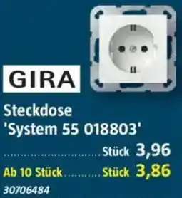 Bauhaus GIRA Steckdose 'System 55 018803' Angebot
