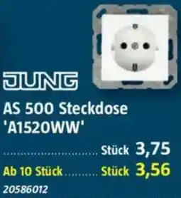 Bauhaus JUNG AS 500 Steckdose 'A1520WW' Angebot