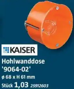 Bauhaus KAISER Hohlwanddose '9064-02' Angebot