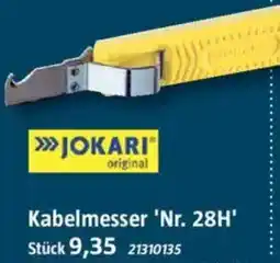 Bauhaus Jokari Kabelmesser 'Nr. 28H' Angebot