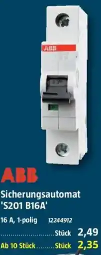 Bauhaus ABB Sicherungsautomat Angebot