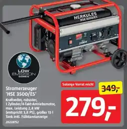 Bauhaus HERKULES Stromerzeuger 'HSE 3500/E5' Angebot