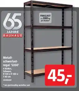 Bauhaus REGALUX Metallschwerlastregal 'S350' Angebot