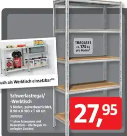 Bauhaus REGALUX Schwerlastregal/ Werktisch Angebot