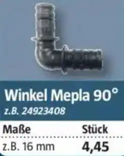 Bauhaus GEBERIT Winkel Mepla 90° Angebot