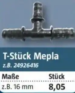 Bauhaus GEBERIT T-Stück Mepla Angebot