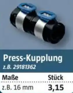 Bauhaus GEBERIT Press-Kupplung Angebot