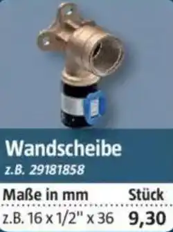 Bauhaus GEBERIT Wandscheibe Angebot